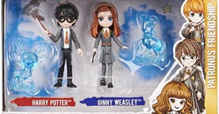 Wizarding World – Set Bonecos: Patronos Encantam no Duelo Harry & Gina